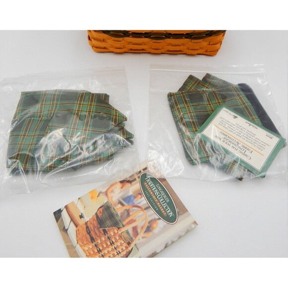 Longaberger Traditions 1997 Fellowship Basket Lid Liner Protector Handle Gripper - Picture 7 of 10